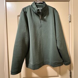 Onward Reserve - Men's Green Quarter-Zip Sweater